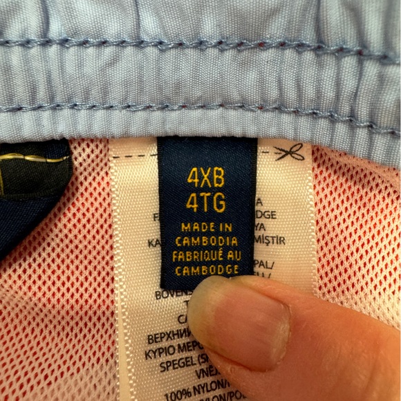 Ralph Lauren Polo swim trunks. 4XB - Picture 11 of 11